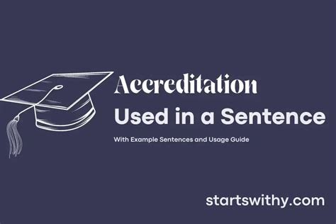 pronounce accreditation|accreditation in a sentence.